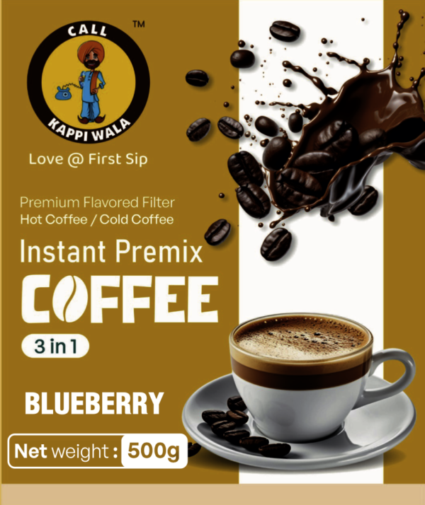 Instant Premix Coffee  Blueberry